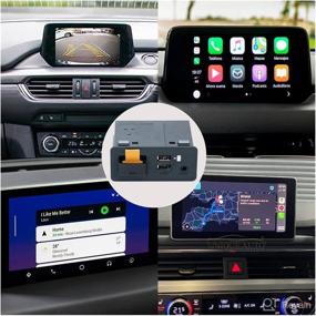 img 3 attached to 🚗 Mazda Carplay Adapter: Upgrade Your Mazda CX3/CX5/CX9/MX5/mzd6 with Carplay & Android Auto - TK78-66-9U0C Retrofit Kit Fits MZD Connect System, 00008FZ34