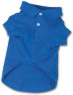 👕 zack & zoey cotton polo shirt: 12" small nautical blue polo for dogs логотип