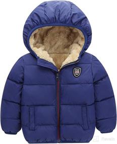 img 4 attached to Winter Fleece Windproof Zipper Outerwear Apparel & Accessories Baby Boys ... Clothing