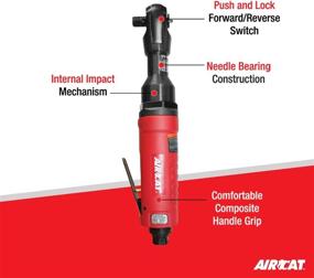 img 3 attached to AirCat 803-RW 3/8-Inch Impact Ratchet With 600 RPM And 80 Ft-Lbs Of Maximum Torque - Improved SEO