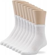 no nonsense men's cushion quarter top socks (8-pack) for ultimate comfort logo