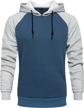men's duofier hoodies pullover with kangaroo pocket: stay warm & stylish! logo