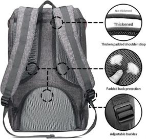 img 2 attached to KAUKKO Outdoor Backpack Rucksack Shoulder Backpacks : Laptop Backpacks