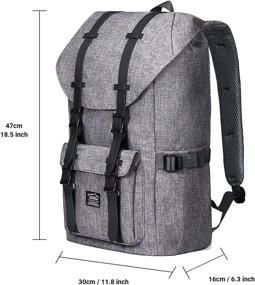 img 3 attached to KAUKKO Outdoor Backpack Rucksack Shoulder Backpacks : Laptop Backpacks