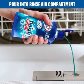 img 1 attached to Complete Set For Sparkling Dishes: Finish Jet-Dry Rinse Agent And Dishwasher Cleaner - Pack Of 4