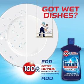 img 3 attached to Complete Set For Sparkling Dishes: Finish Jet-Dry Rinse Agent And Dishwasher Cleaner - Pack Of 4