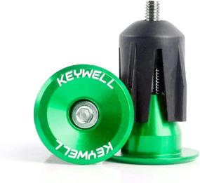img 3 attached to Secure Your Bike Handlebars With KEYWELL Bar End Plugs - Aluminum Caps For Road, Mountain, BMX And MTB Bikes (2 Count)