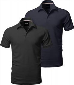 img 4 attached to Premium Quality Men'S Polo Shirt With Solid Short Sleeves And Stylish Side Slits