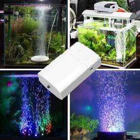 img 3 attached to Portable Ultra Quiet USB Drive Aquarium Air Pump: Efficient 90L/H Aerator for 300-Gallon Fish Tanks, Indoor and Outdoor Use