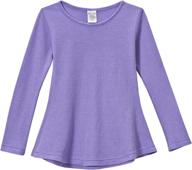 city threads thermal sleeve school girls' clothing ~ dresses logo