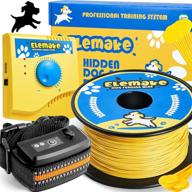 🐕 ultimate invisible electric dog fence system - advanced wired fence with waterproof receiver, heavy duty copper wire (1000ft) logo