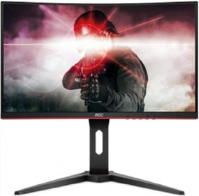 img 1 attached to AOC C24G1 Frameless Curved DisplayPort Monitor - 23.6" 1920X1080, Blue Light Filter, Flicker-Free, Built-In Speakers