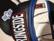img 1 attached to Gel Micro Boxing MMA Punch Mitts (Pair): Enhance Your Training With Ringside'S Blue/Black Design! review by Christopher Holker