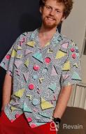 img 1 attached to Funky And Stylish 80S And 90S Button Up Shirts For Men By MIAIULIA: Perfect For The Beach And Beyond! review by Eddy Borghesi
