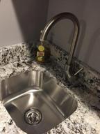 img 1 attached to Lordear Bar Sink Faucet: High-Quality 360 Degree Single Handle Kitchen Sink Faucet With Stainless Steel Brushed Nickel Finish And Hot/Cold Single Lever Control review by Roy Ramos