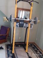 img 1 attached to Multi-Function Power Tower Pull Up Bar Station With J Hook And Dip Station For Home Strength Training Fitness Equipment - ZENOVA review by Shah Nelson