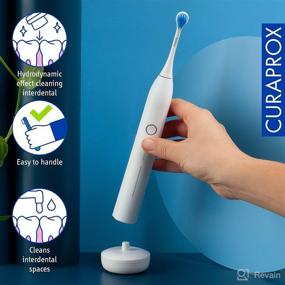 img 1 attached to Hydrosonic Pro Electric Toothbrush by Curaprox