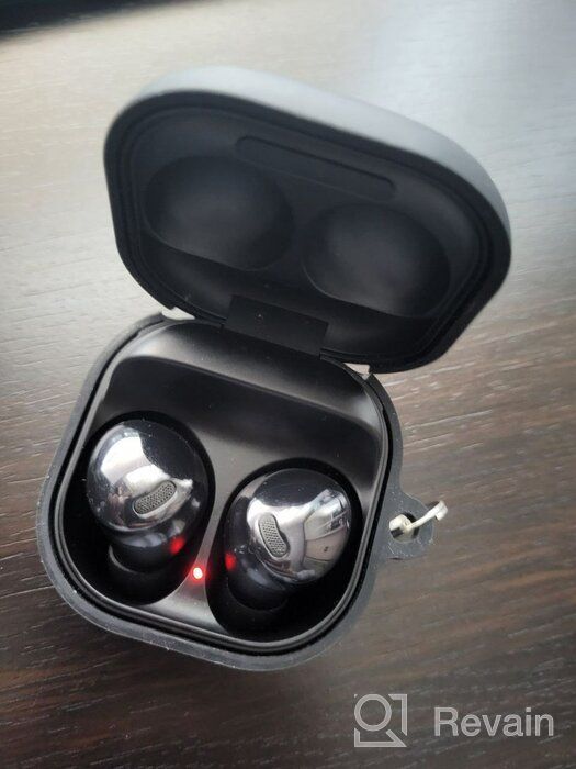 img 1 attached to 🎧 Samsung Galaxy Buds Live / Buds Pro Silicone Case with Carabiner in Black - Enhanced SEO review by Bao Ha ᠌