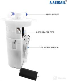 img 3 attached to Fuel Pump E9184M for Nissan Sentra 2000-2006 - L4 1.8L 2.0L 2.5L with Sending Unit 17040-8U002 (2 Tube Ports)