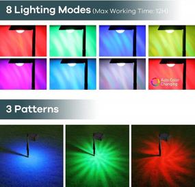 img 2 attached to 8-Pack Color Changing Solar Pathway Lights: Linkind'S High-Brightness And Waterproof Solution For Your Outdoor Decor