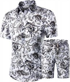 img 4 attached to 🌴 MANTORS Summer Outfits Hawaiian DC01 XL: Men's Active Clothing for Summer