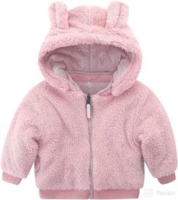 img 4 attached to Adorable and Warm Sherpa Jacket: Mud Kingdom Little Boys Girls' Funny Dinosaur Hooded Fleece Lined