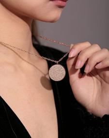 img 1 attached to Золотой Аллах арабский Аятуль Курси ожерелье исламские ювелирные изделия подарки для женщин мужчин Рамадан Ид Qitian мусульманский кулон