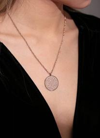 img 2 attached to Золотой Аллах арабский Аятуль Курси ожерелье исламские ювелирные изделия подарки для женщин мужчин Рамадан Ид Qitian мусульманский кулон