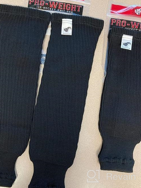 img 1 attached to 🧦 Pear Sox Pro Weight Hockey Socks - Solid Color review by John Thawngzauk