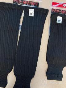 img 2 attached to 🧦 Pear Sox Pro Weight Hockey Socks - Solid Color