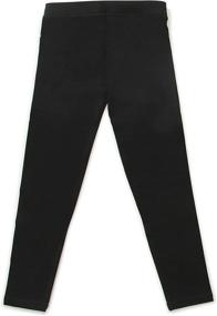 img 1 attached to Silky Toes School Cotton Leggings Girls' Clothing ~ Leggings