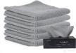 lpoor microfiber grey 20pcs all purpose towels，scratch logo