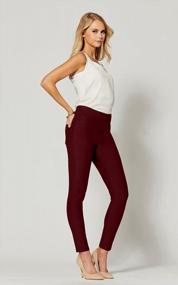 img 3 attached to Comfortable And Chic: The Must-Have Premium Women'S Ponte Pants For Versatile Wear