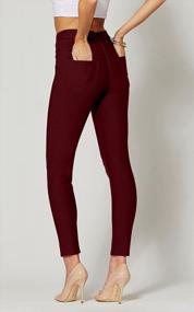 img 1 attached to Comfortable And Chic: The Must-Have Premium Women'S Ponte Pants For Versatile Wear