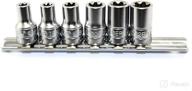 🔧 temo 6 pc torx plus socket set 1/4 inch square drive - impact ready for auto repair логотип