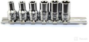 img 4 attached to 🔧 TEMO 6 pc Torx Plus Socket Set 1/4 Inch Square Drive - Impact Ready for Auto Repair