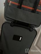 img 1 attached to Rockland Leopard Softside Upright Luggage Set, 2-Piece (14/19) review by Heather Nelson