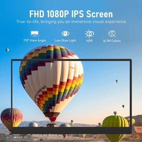 img 3 attached to 💻 DECIONE 15" External Computer Protective Monitor - Portable, 1920X1080P, 60Hz, HDMI