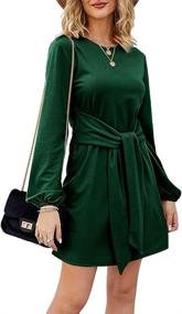 img 4 attached to Tobrief Womenss Bussiness Elegant Knitted Women's Clothing : Dresses