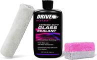 🔒 driven extreme duty glass sealant kit - hydrophobic for easy salt water and fresh water cleaning/contaminants removal/includes sealant, sponge, and towel / 8 fluid ounces логотип
