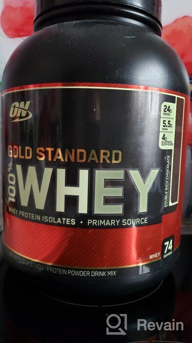 img 1 attached to Optimum Nutrition's Vanilla Ice Cream Gold Standard Whey Protein Powder, 2lb - May Vary in Packaging review by Anson Shao ᠌