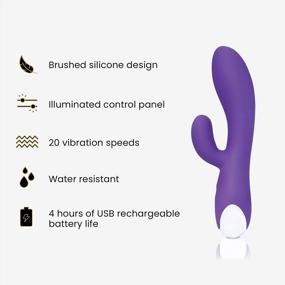 img 3 attached to Experience Ultimate Pleasure With SKYN Vibes Rechargeable Massager - 20 Speeds For Customized Enjoyment