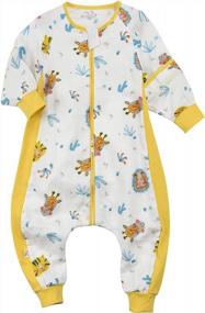 img 3 attached to Носимый прогулочный спальный мешок для младенцев и малышей со съемными рукавами и ножками