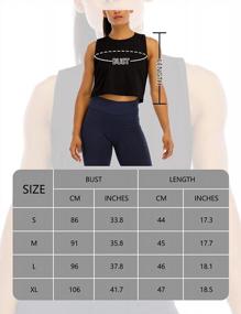 img 3 attached to HIOINIEIY Womens Crop Tops Workout Tops Loose Sleeveless Cropped Muscle Open Side Shirts Gym Exercise Yoga Shirts