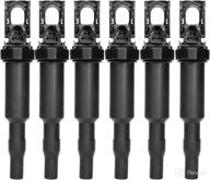 🔥 yling ignition coil pack set of 6 replaces oe# 0221504470 - compatible with bmw 325i, 325ci, 328i, 330ci, 335i, 525i, 528i, 530i, 535i, 545i, 745li, x3, x5, m5, m6, z4, 128i, 135i & more - high performance ignition coils логотип