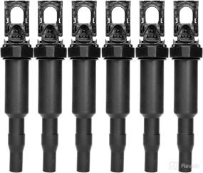 img 3 attached to 🔥 YLING Ignition Coil Pack Set of 6 Replaces OE# 0221504470 - Compatible with BMW 325i, 325Ci, 328i, 330Ci, 335i, 525i, 528i, 530i, 535i, 545i, 745Li, X3, X5, M5, M6, Z4, 128i, 135i & more - High Performance Ignition Coils