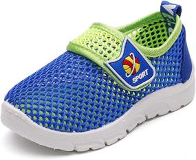 img 2 attached to DADAWEN Lightweight Breathable Running Sneakers Boys' Shoes : Outdoor