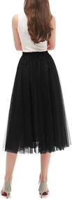 img 1 attached to 👗 OBBUE Women's Black Evening Skirt in S or M1 Size - Stylish Women's Clothing