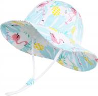 оставайтесь в безопасности с пляжной шляпой langzhen upf для малышей и детей - регулируемая с широкими полями и ремешком на подбородке! логотип