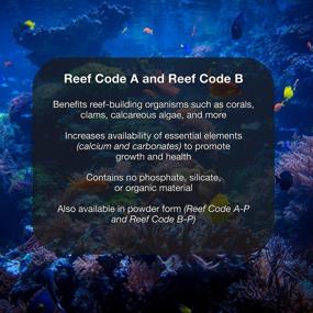 img 1 attached to 🌊 Brightwell Aquatics Reef Code A - Optimal Calcium and Alkalinity Water Conditioning System for Marine Fish & Reef Saltwater Aquariums